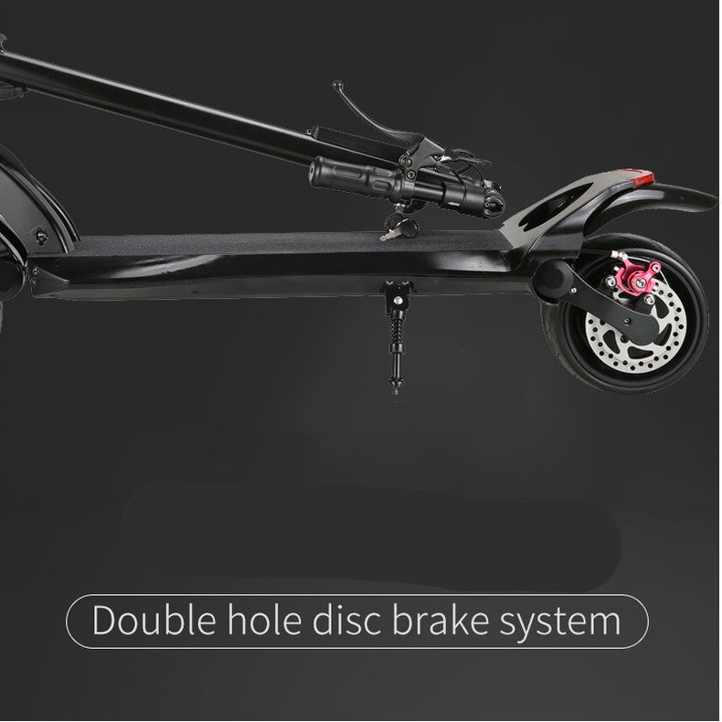 Double Drive Folding Scooter With Wide Tires - Loving My Life Outdoors