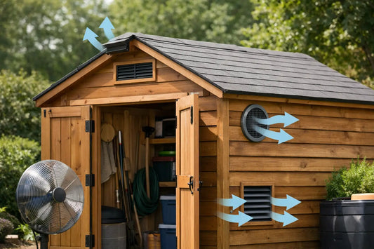 How to Ventilate a Storage Shed the Right Way