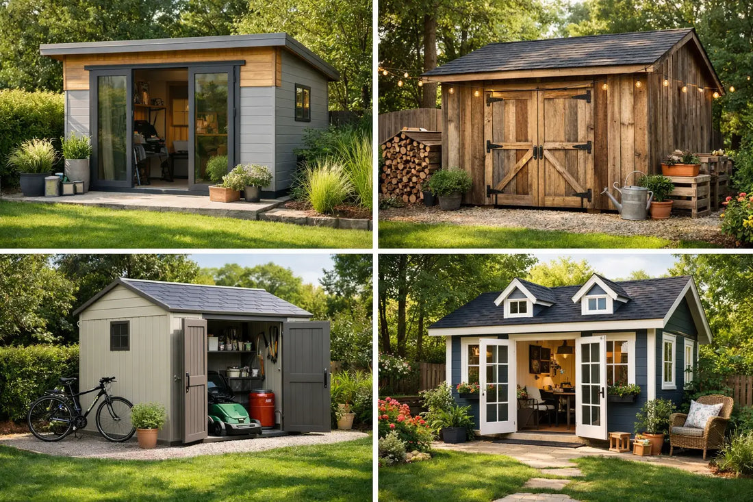 12 Best Outdoor Storage Shed Ideas for Backyards