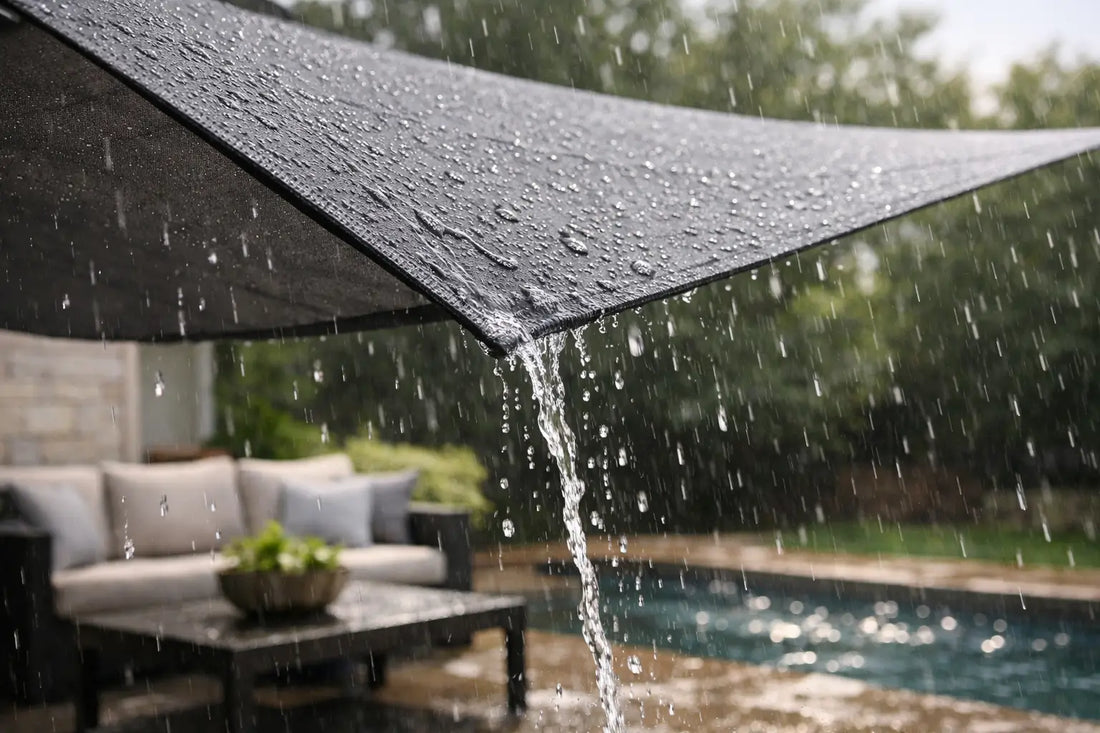 Are Shade Sails Waterproof? What to Expect
