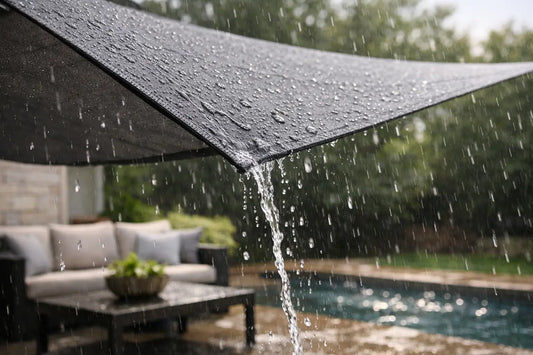 Are Shade Sails Waterproof? What to Expect