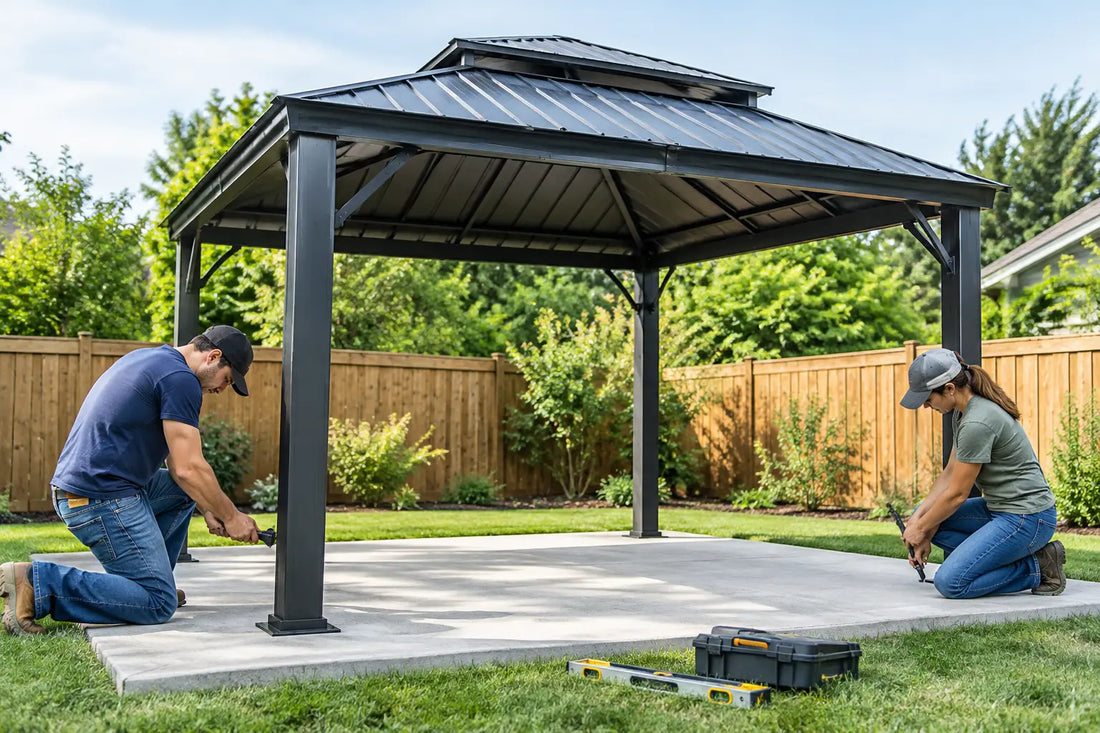 How to Assemble a Backyard Gazebo Safely