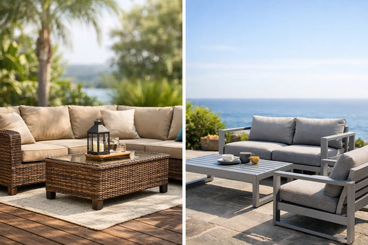 Wicker vs Aluminum Patio Furniture Compared