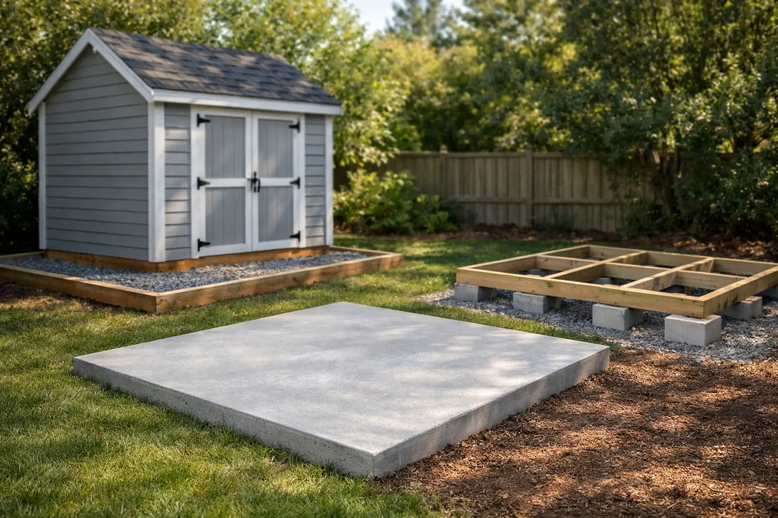 Storage Shed Foundation Examples That Last