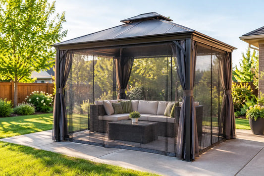 Best Gazebo Mosquito Netting for Backyard Comfort