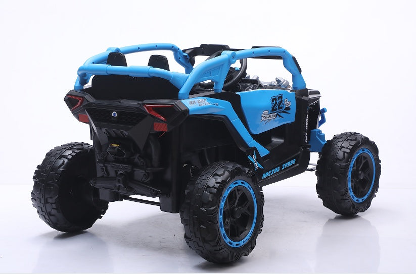 24V 400W Kids Ride On Car UTV & Parents Remote Control,4-wheel Suspension, 3 Speed, Power Display, Bluetooth, MP3, Music, LED Light, Provide A Speed Of 4-8KM&H For Kids