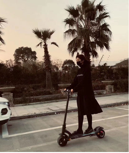 Double Drive Folding Scooter With Wide Tires - Loving My Life Outdoors
