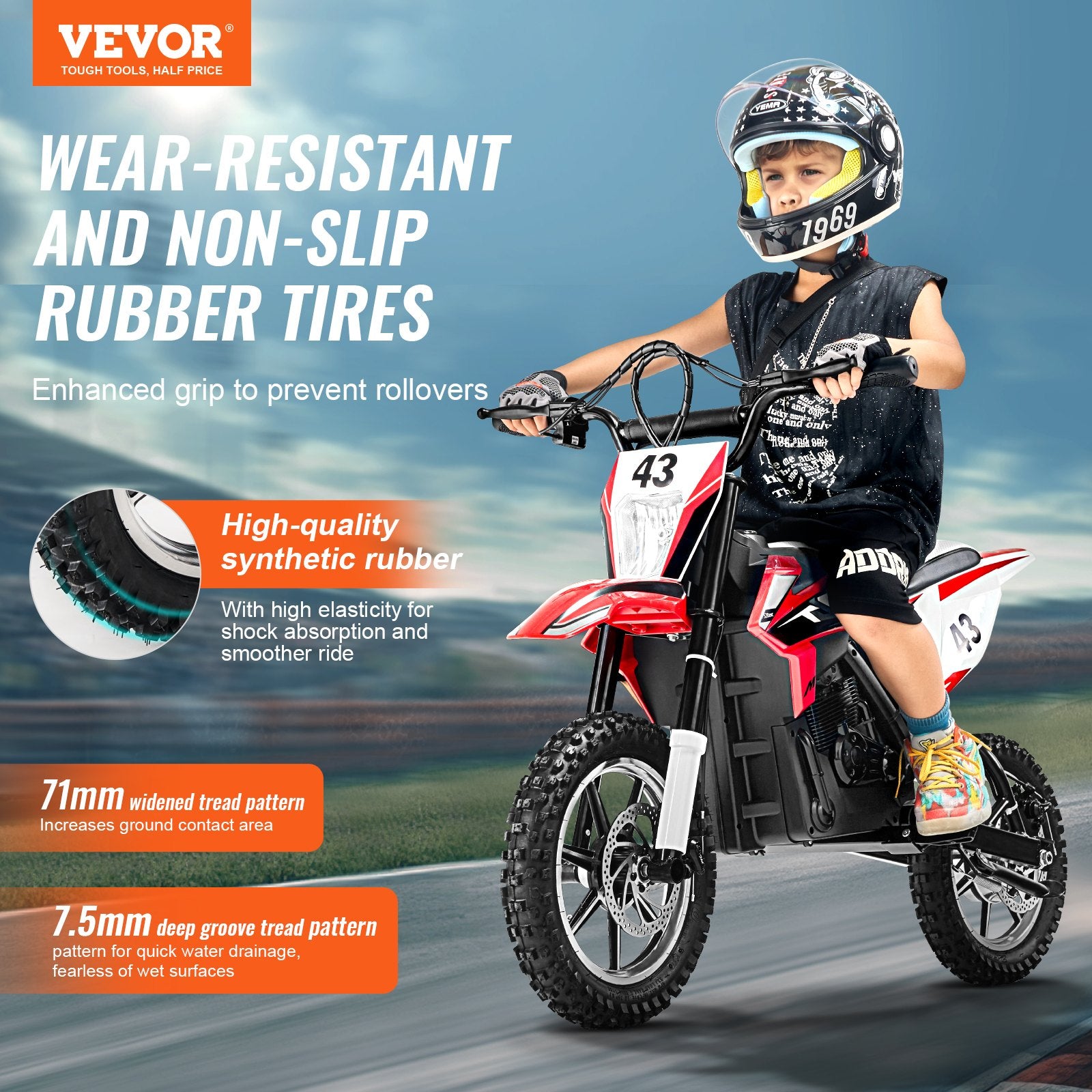 Kids Ride On Motorcycle 36V Electric Motorbike With LED For Kids Aged 14+ - Loving My Life Outdoors