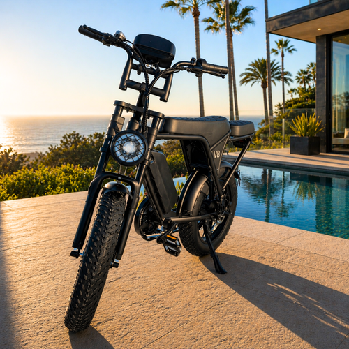 V8 Fat Tire Electric Bike