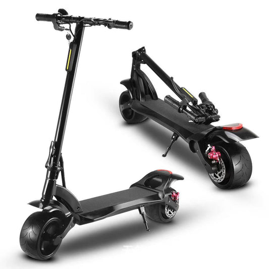 Double Drive Folding Scooter With Wide Tires - Loving My Life Outdoors