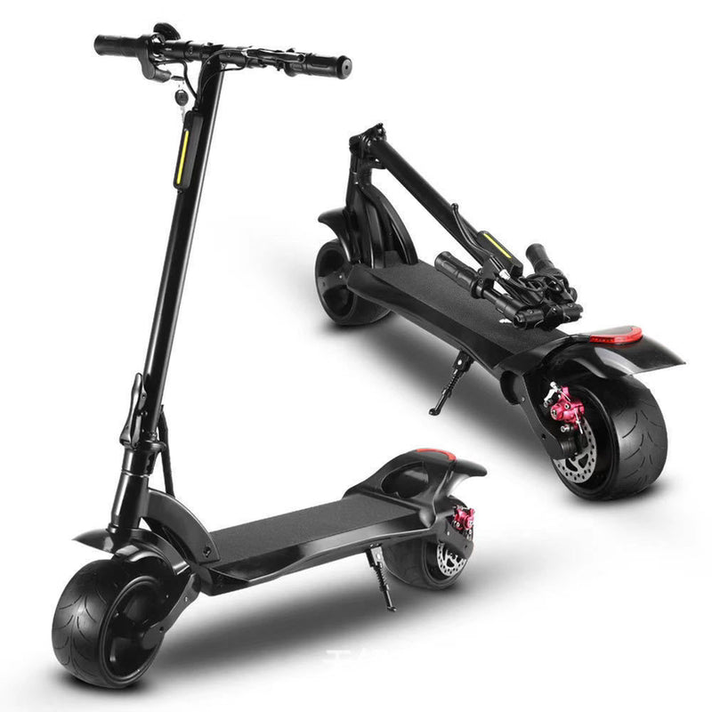 Double Drive Folding Scooter With Wide Tires - Loving My Life Outdoors