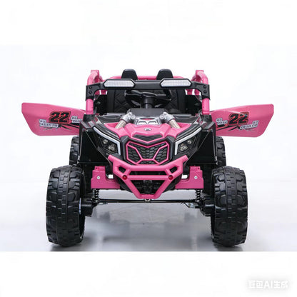 24V 400W Kids Ride On Car UTV W&Parents Remote Control,4-wheel Suspension, 3 Speed, Power Display,Bluetooth,MP3,Music,LED Light, Provide A Speed Of 4-8KM&H For Kids