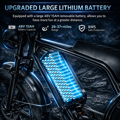 V8 Fat Tire Electric Bike