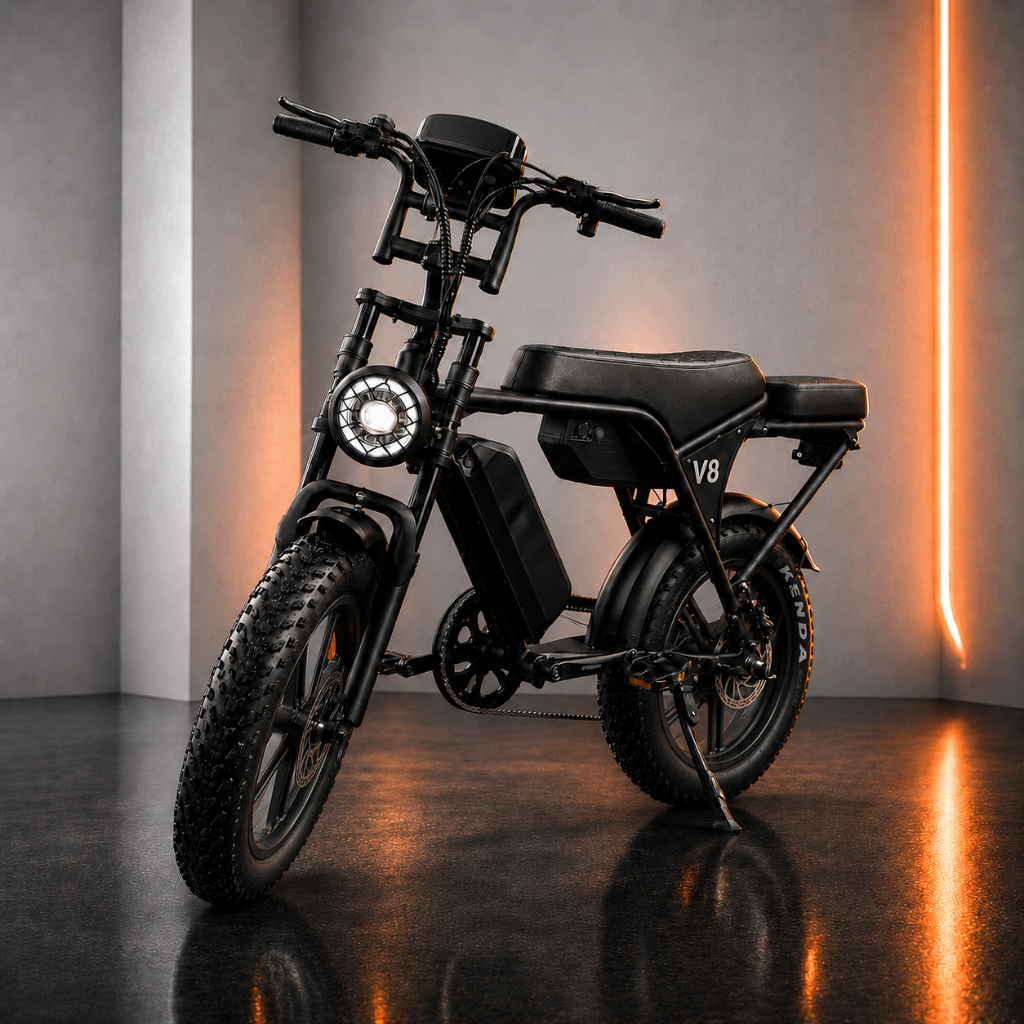 V8 Fat Tire Electric Bike