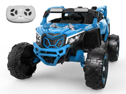 24V 400W Kids Ride On Car UTV & Parents Remote Control,4-wheel Suspension, 3 Speed, Power Display, Bluetooth, MP3, Music, LED Light, Provide A Speed Of 4-8KM&H For Kids