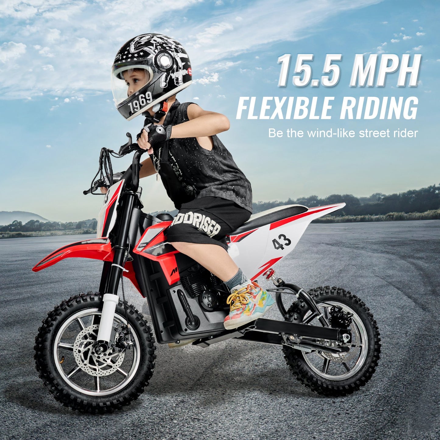 Kids Ride On Motorcycle 36V Electric Motorbike With LED For Kids Aged 14+ - Loving My Life Outdoors