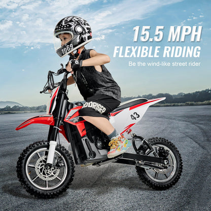 Kids Ride On Motorcycle 36V Electric Motorbike With LED For Kids Aged 14+ - Loving My Life Outdoors