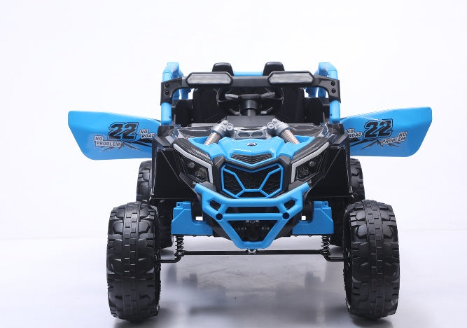 24V 400W Kids Ride On Car UTV & Parents Remote Control,4-wheel Suspension, 3 Speed, Power Display, Bluetooth, MP3, Music, LED Light, Provide A Speed Of 4-8KM&H For Kids